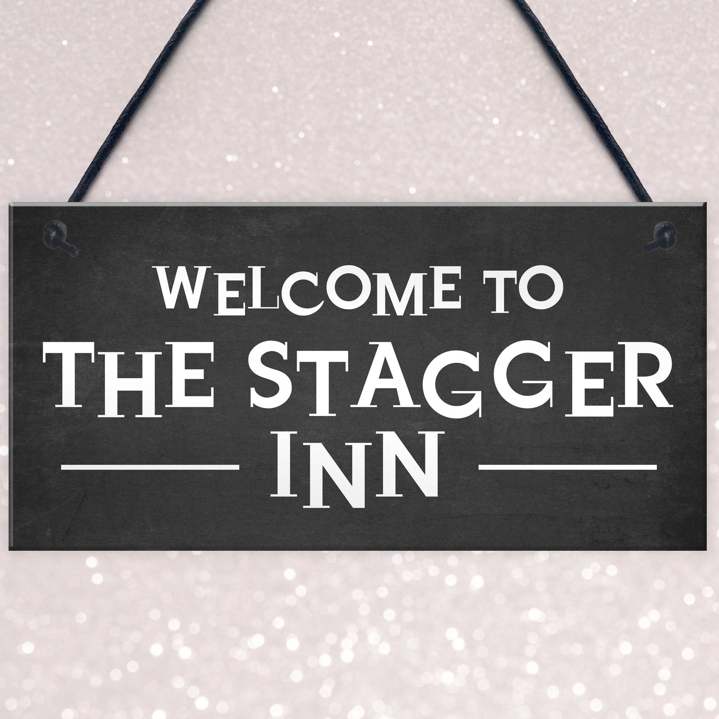 Funny Humour Home Bar Sign STAGGER INN Man Cave Pub Garage