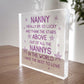 Nanny Gifts Acrylic Block Nanny Christmas Birthday Gifts For Her