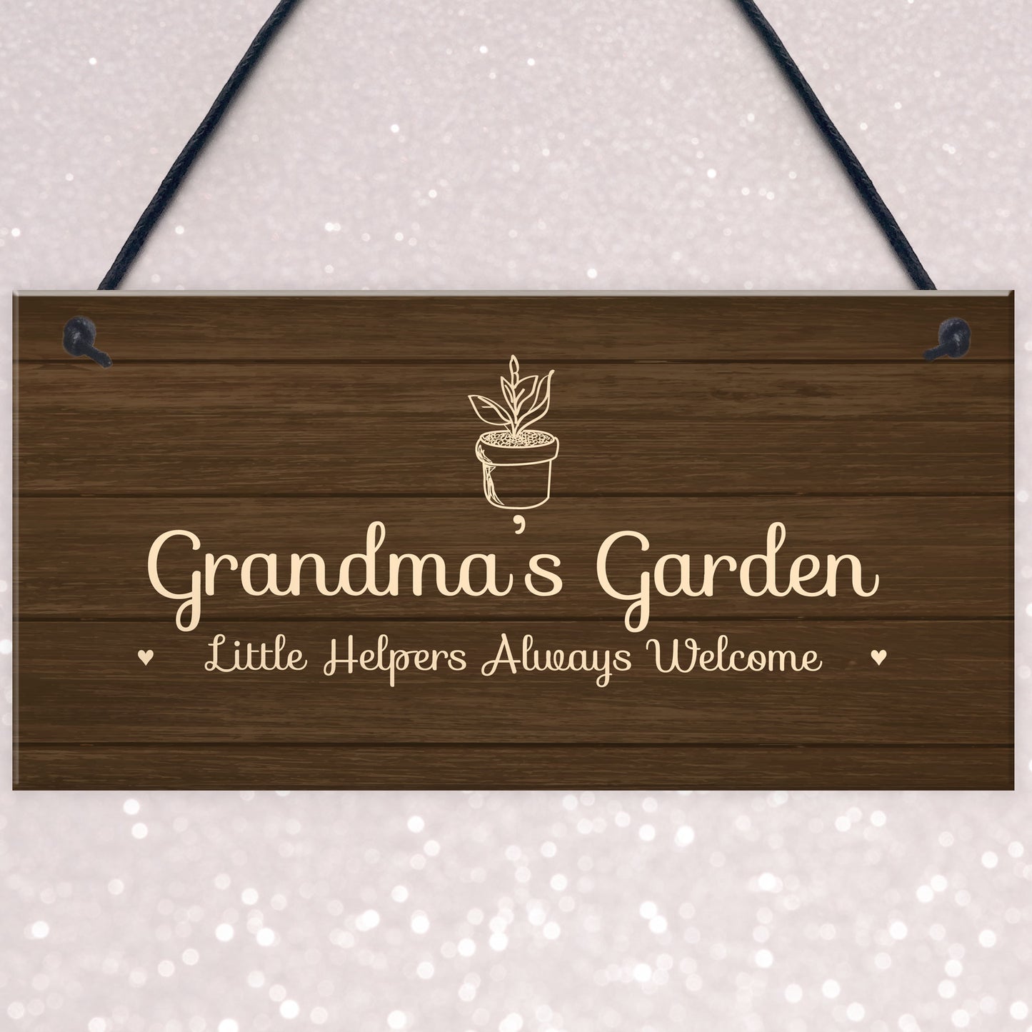 Personalised Garden Sign Nanny Grandma Nan Nanna Gift Home Gift