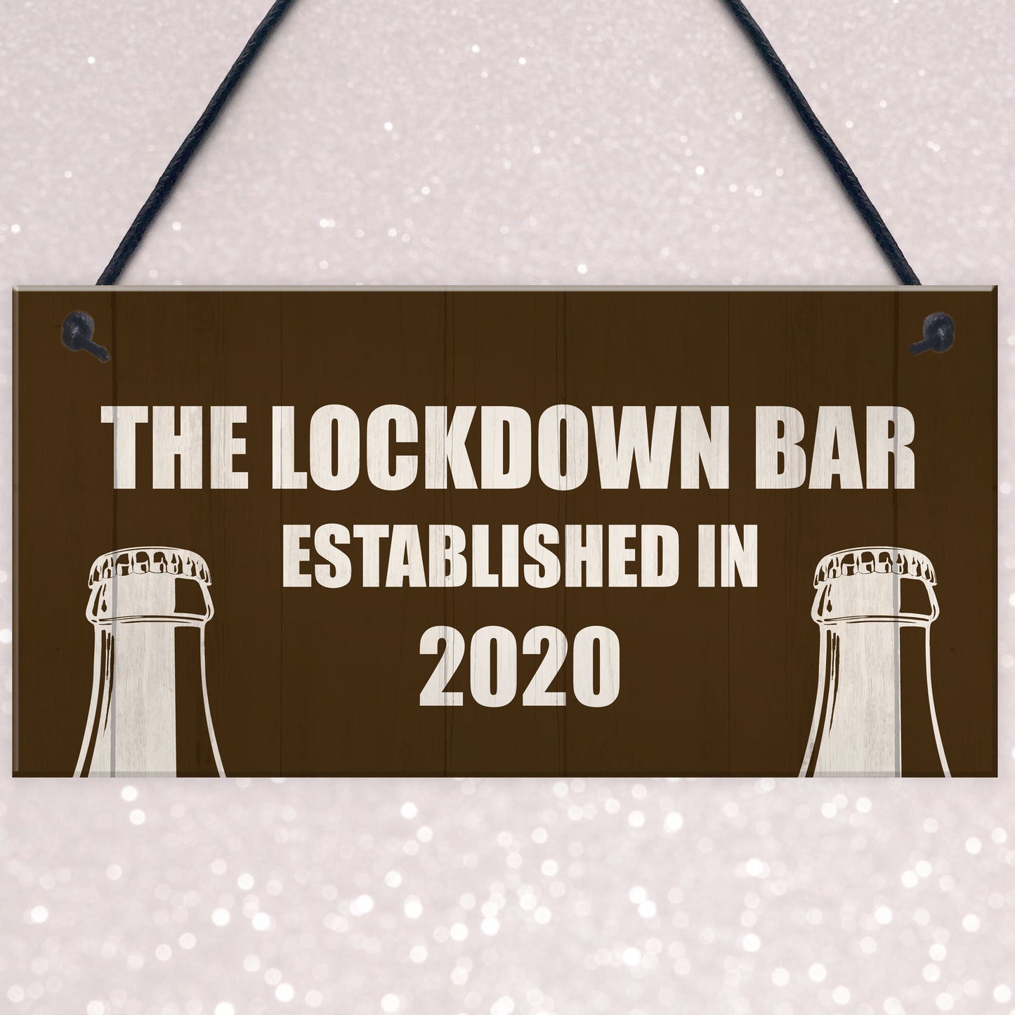 Funny Bar Sign For Garden Man Cave Home Bar Lockdown Quarantine
