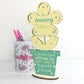 Amazing Colleague Wooden Flower Work Friend Leaving Job Gifts