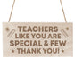 Thank You Gift For Teacher Wooden Plaque Gift Leaving School