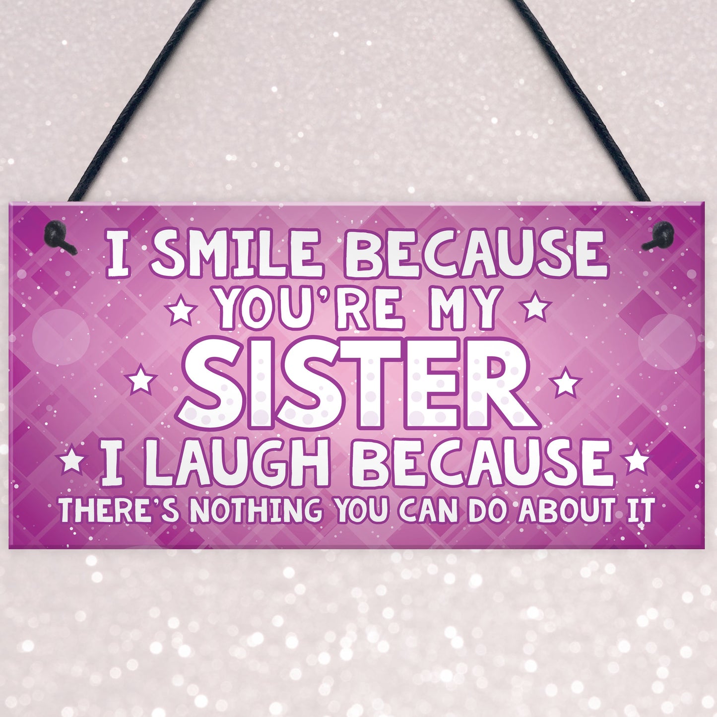Funny Sister Plaque Gift For Sister Sign Funny Gift For Her