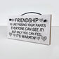 Friendship Gift Wood Sign Funny Best Friend Sign Gift For Women