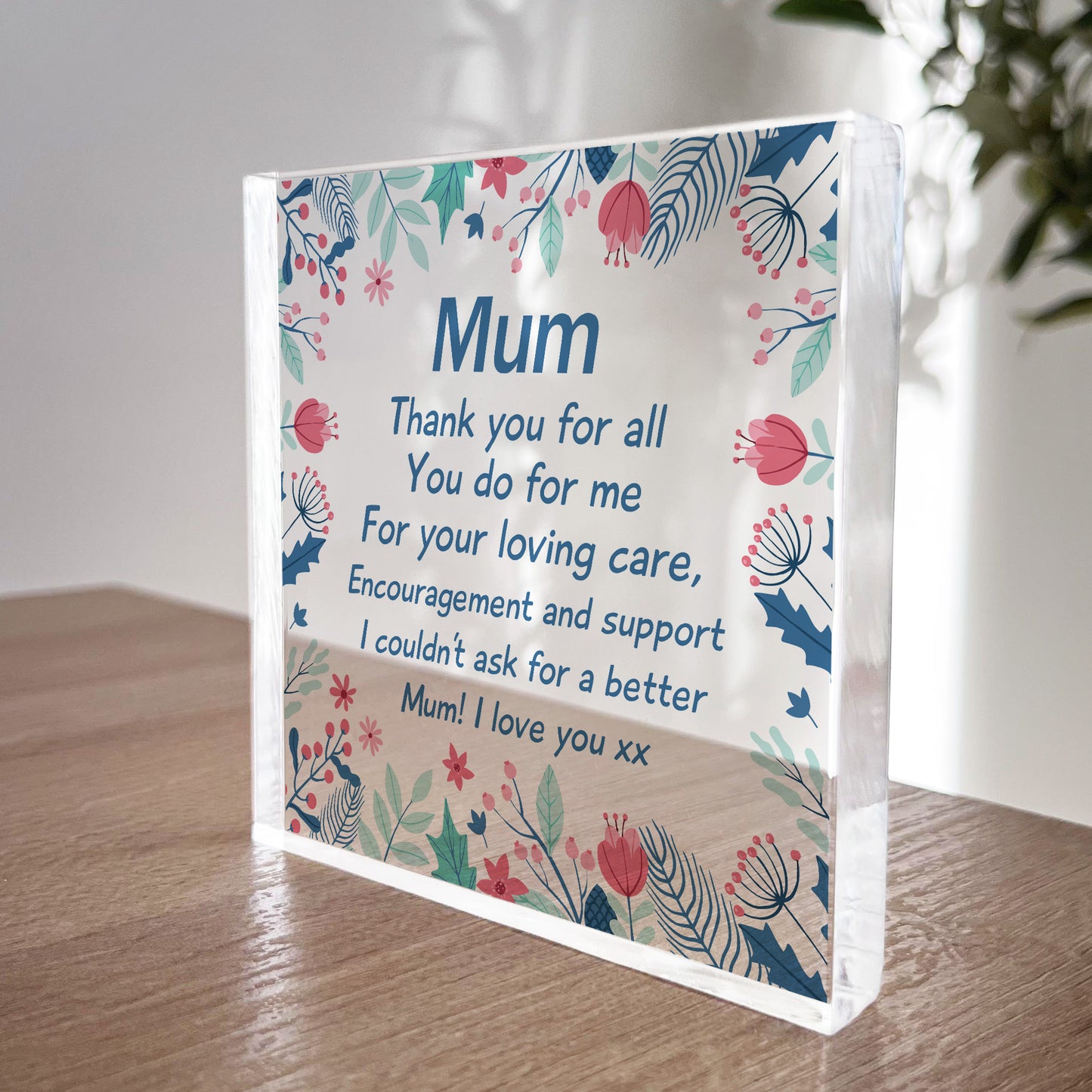 Mum Gifts I LOVE YOU Block Mum Gift For Birthday Christmas