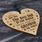 Dad And Grandad Gift From Daughter Son Engraved Heart Birthday