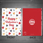 Happy Valentine's Day Card For Girlfriend Wife Cute Hearts