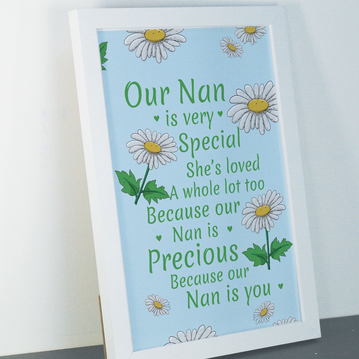 Nan Gift For Christmas Birthday Framed Print Nan Poem Novelty