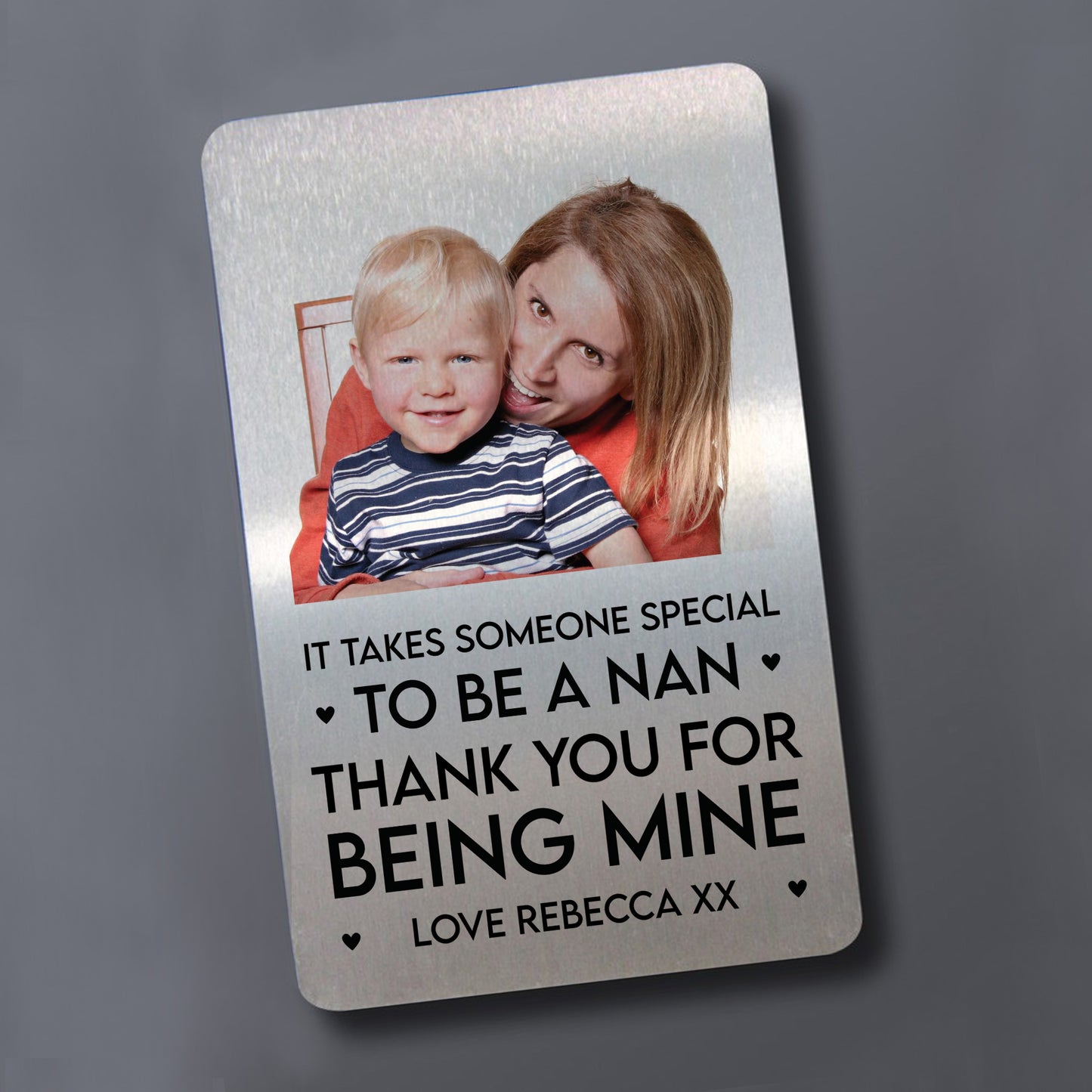 Nan Gift PERSONALISED Photo Wallet Card Gift For Nan