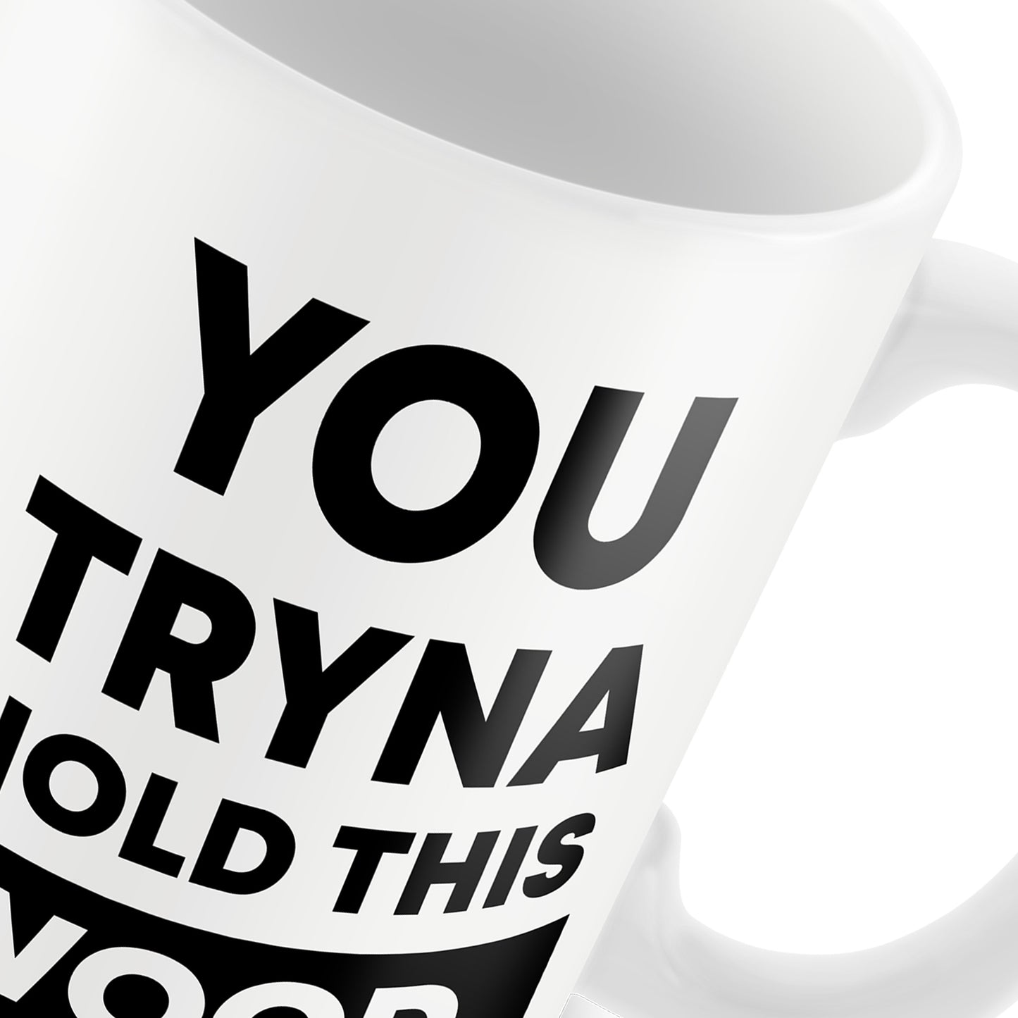 Funny Mug Hold This Wood Rude Birthday Christmas Gift For Him