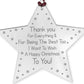 Special Thank You Gift For Teacher Assistant Engraved Star