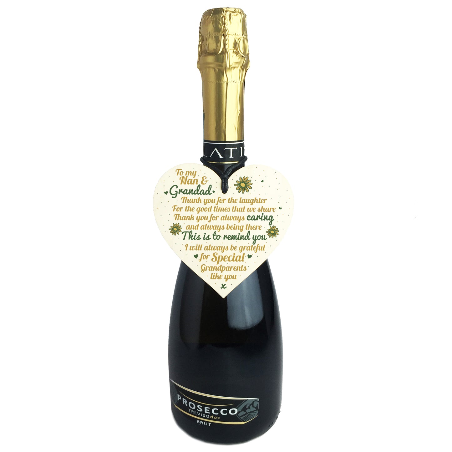 Grandparents Gifts Grandad Grandpa Grandma Nan Wooden Heart