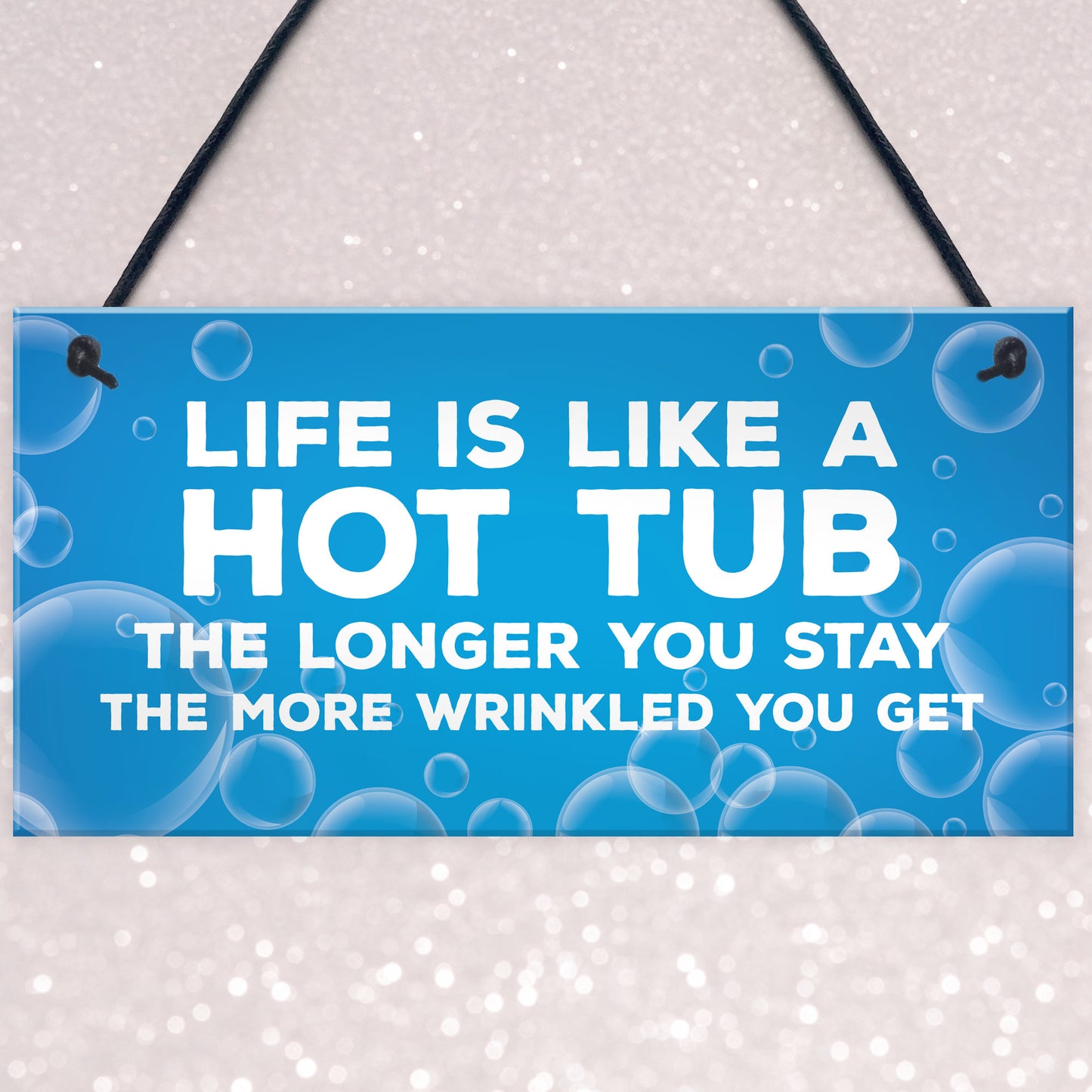 Funny Joke Hot Tub Sign Hanging Door Wall Sign Home Decor