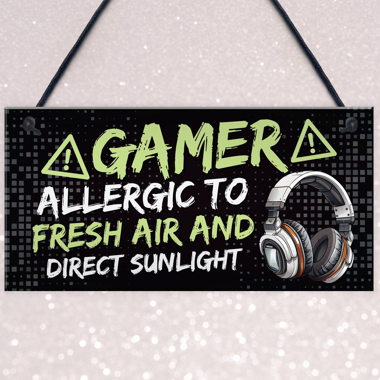 Gamer Sign Games Room Accessories Boys Bedroom Decor Gaming Sign