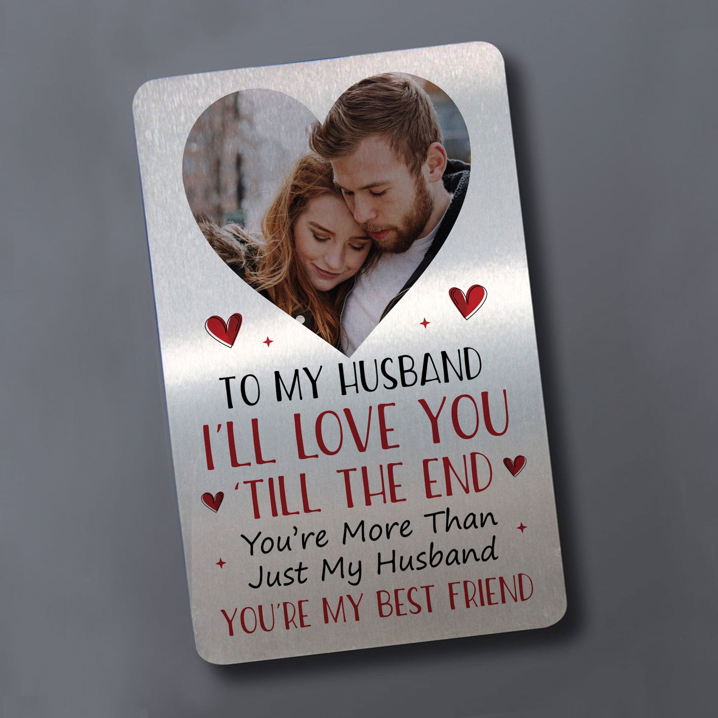 Anniversary Valentines Birthday Gift Husband Personalised Insert