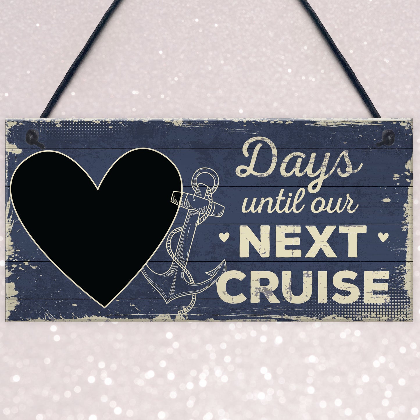CHALKBOARD Holiday Countdown Sign Days Until Our Next Cruise