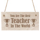 Teacher Gift Wood Sign Classroom Sign Thank You Teacher Gift