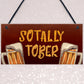 Funky Neon Effect Bar Sign Garden Plaque Alcohol Man Cave Sign