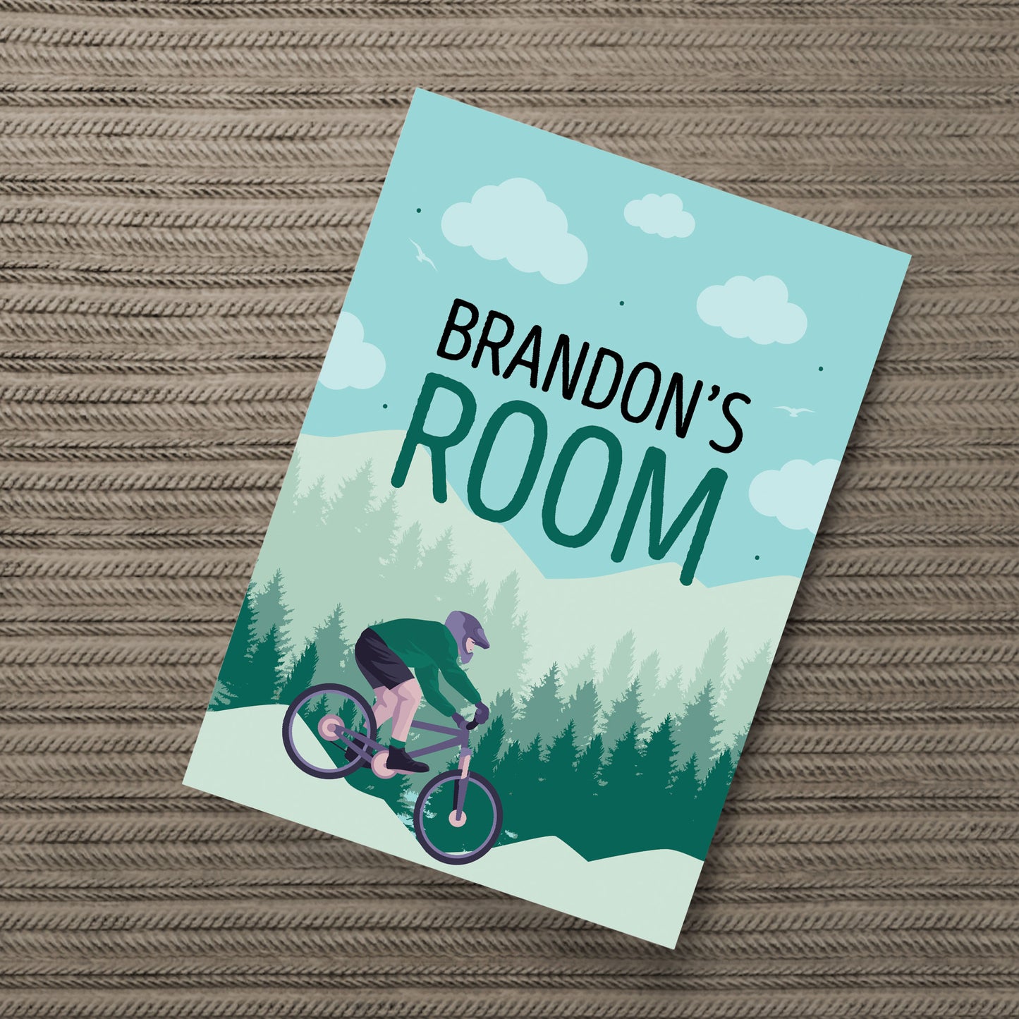 PERSONALISED Bedroom Wall Print Boys Bedroom Decor Wall Art