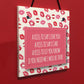 A Kiss To Say Poem Sign Gift for Valentines Day or Wedding