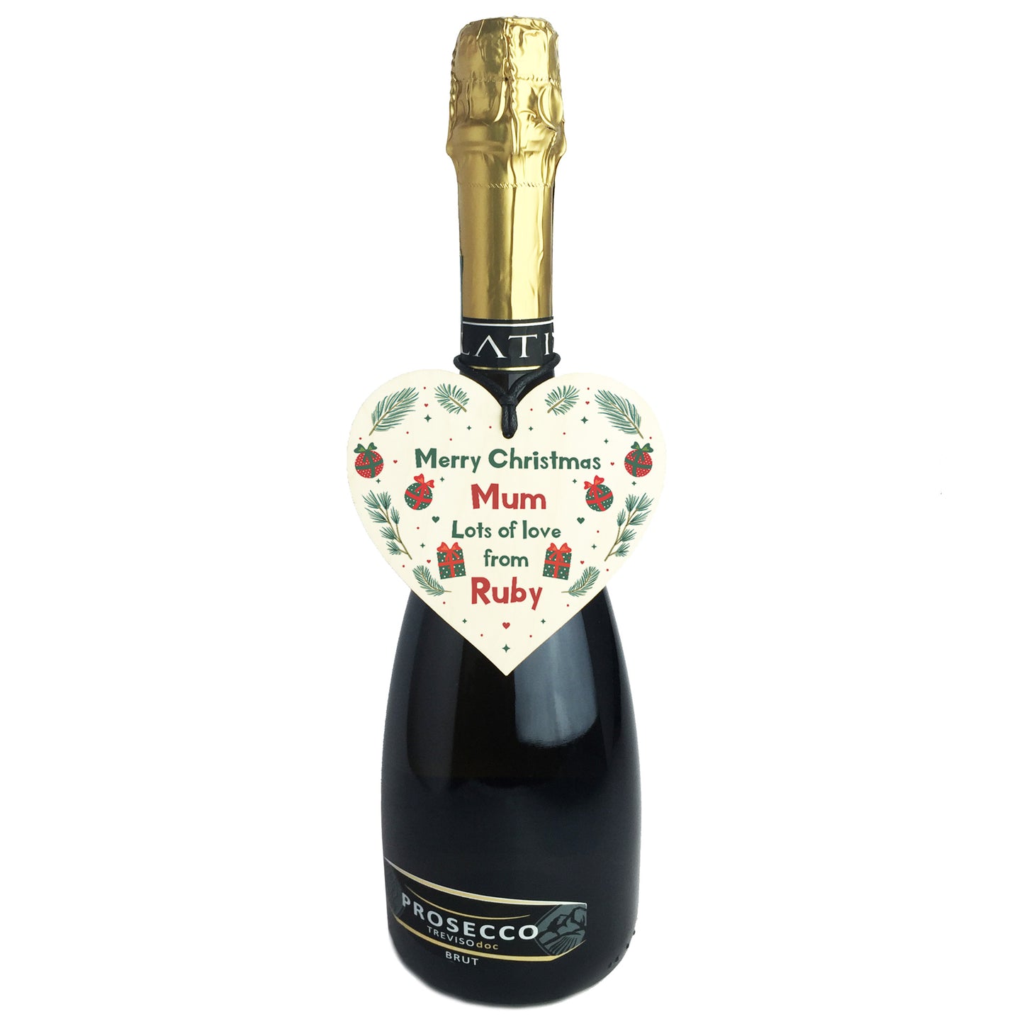 Personalised Merry Christmas Gift Christmas Card For Mum Dad Nan