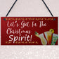 Funny Home Bar Sign Christmas Decoration Alcohol Gift For Family