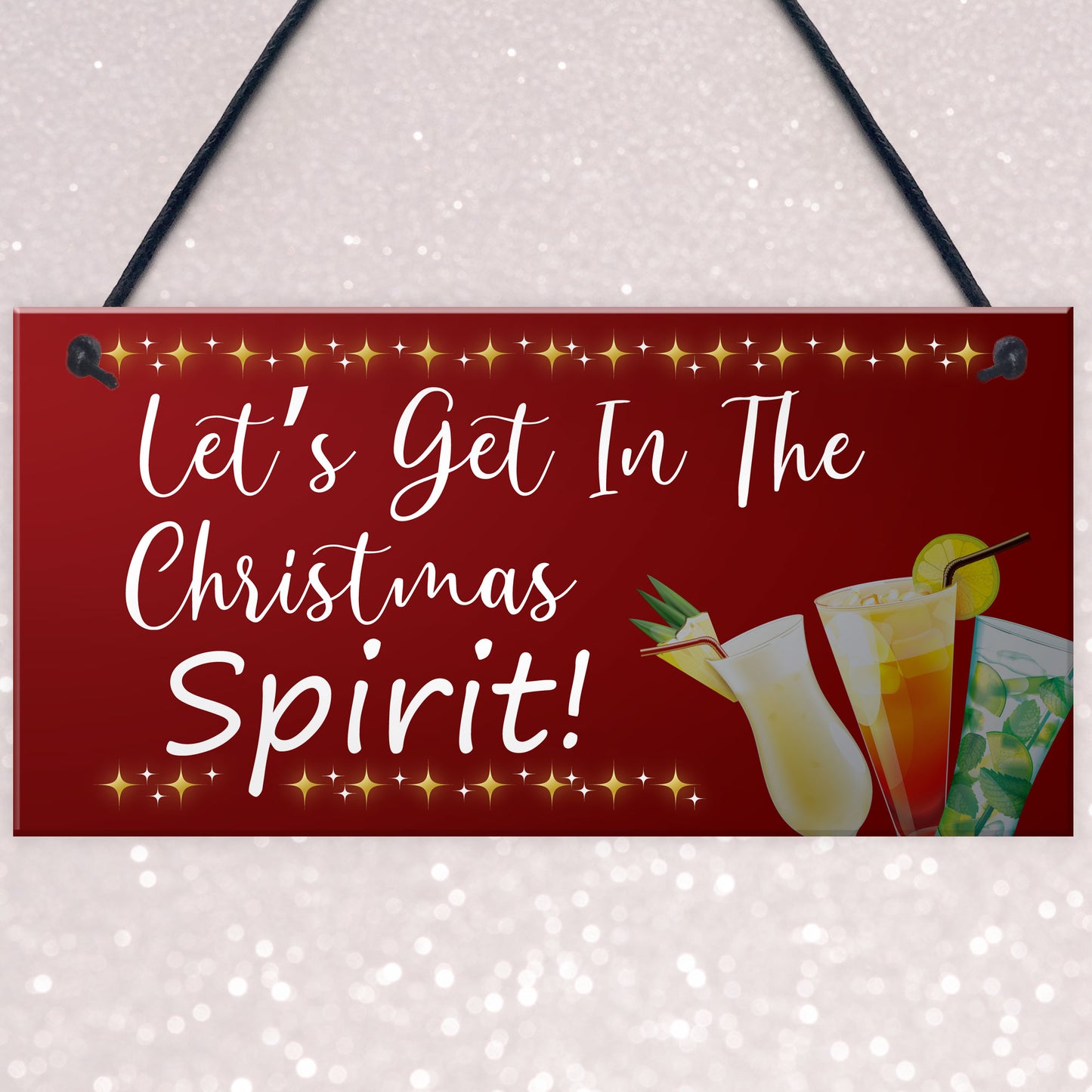 Funny Home Bar Sign Christmas Decoration Alcohol Gift For Family