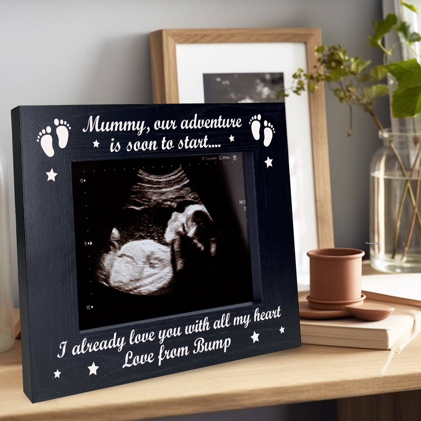 Mummy To Be Gift From Bump Wood Photo Frame Mummy To Be Birthday