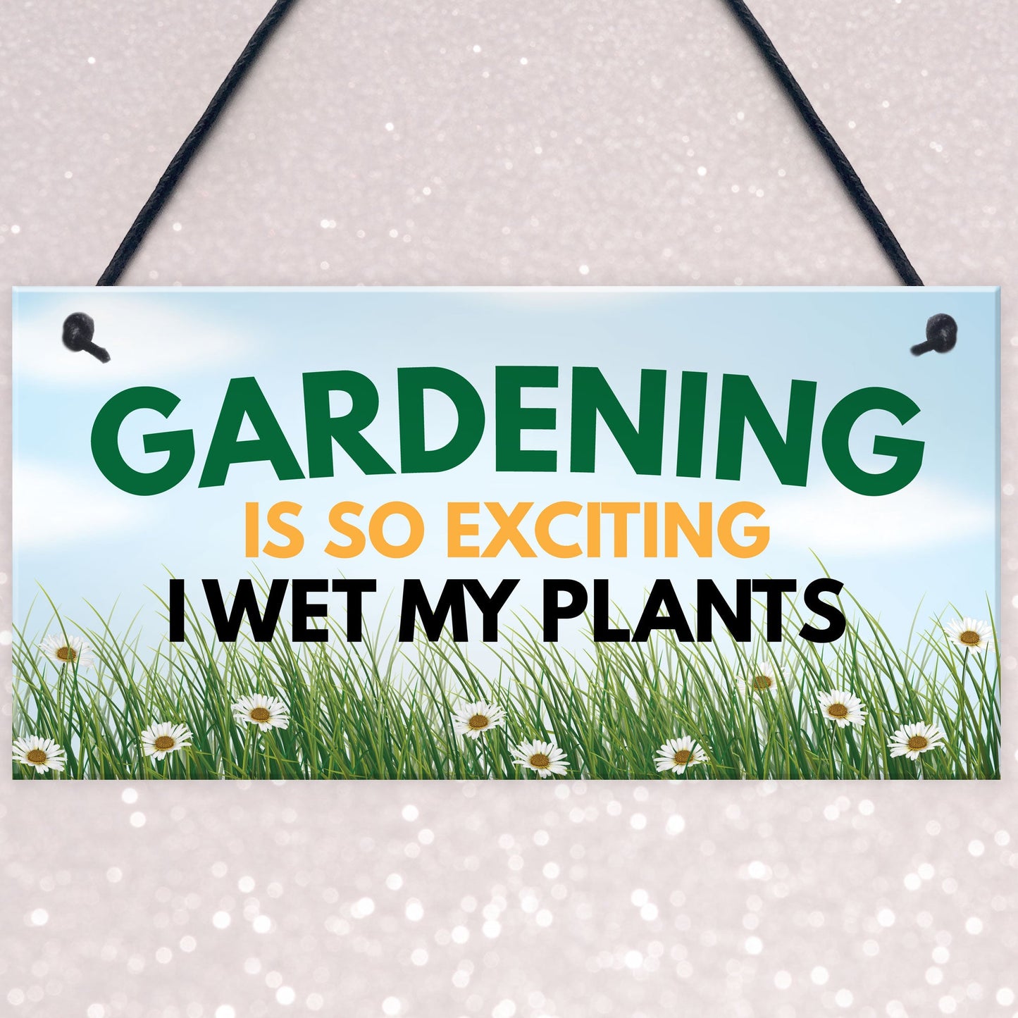 Funny Garden Signs I WET MY PLANTS Summerhouse Garden Shed Sign