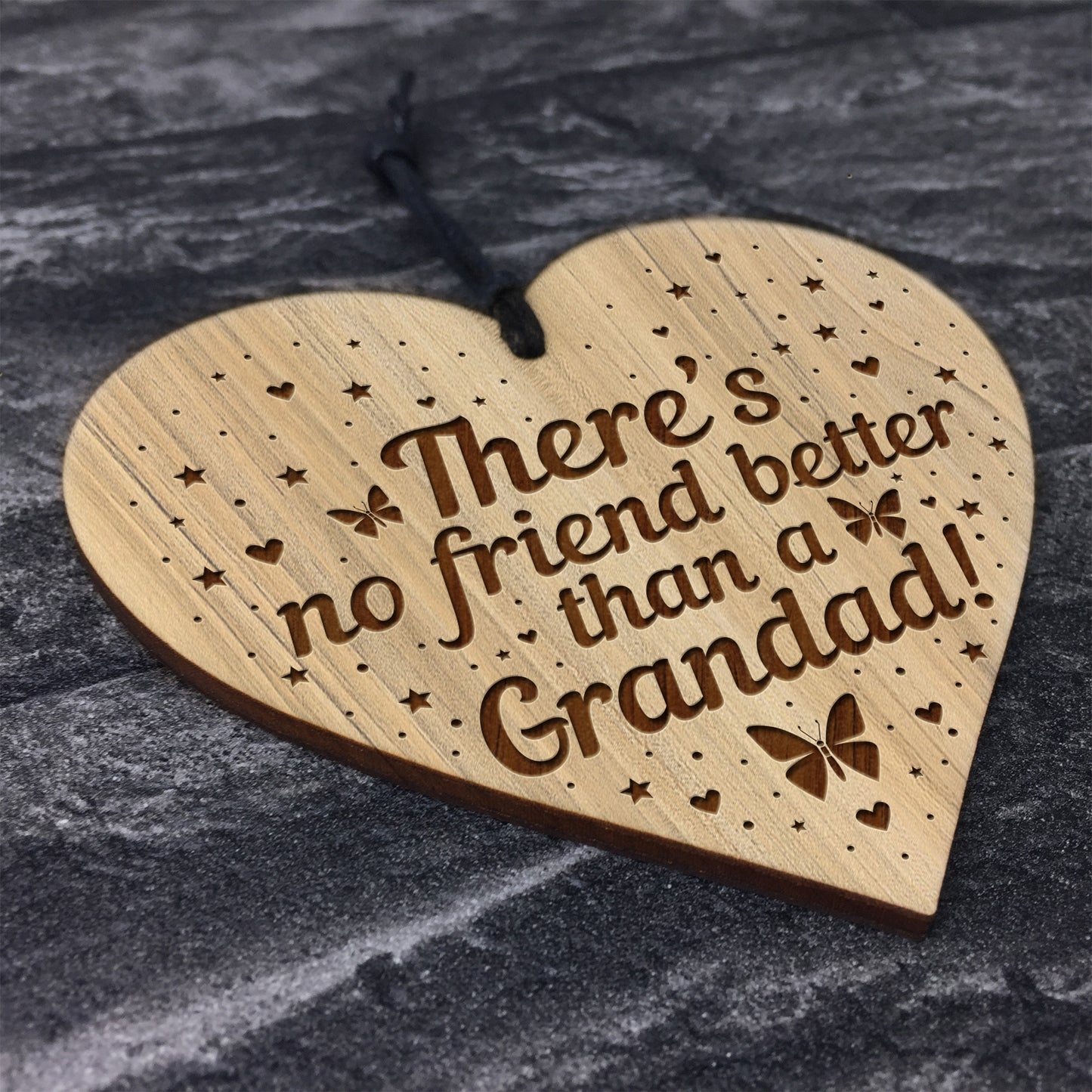 Grandad Birthday Christmas Gift Ideas Engraved Heart Gift