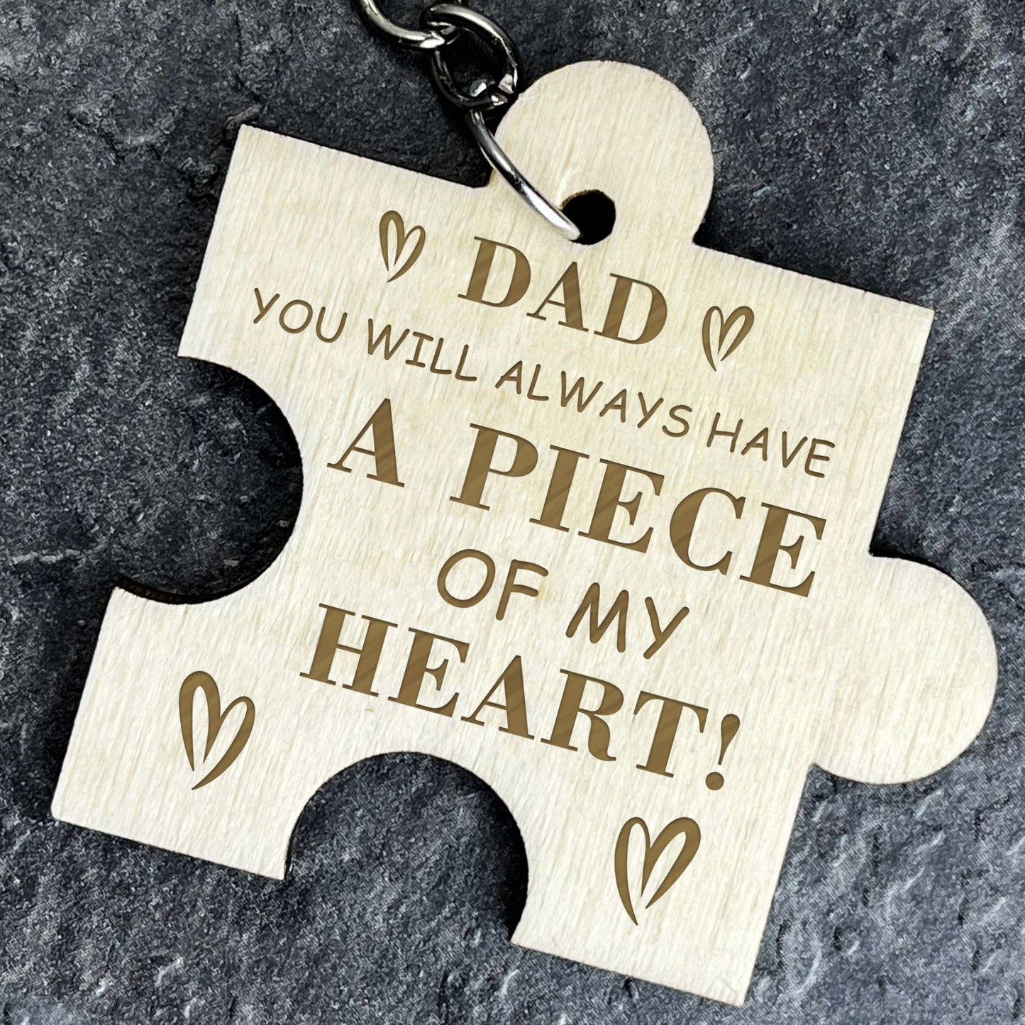 Dad Gift Engraved Keyring Birthday Fathers Day Gift For Dad