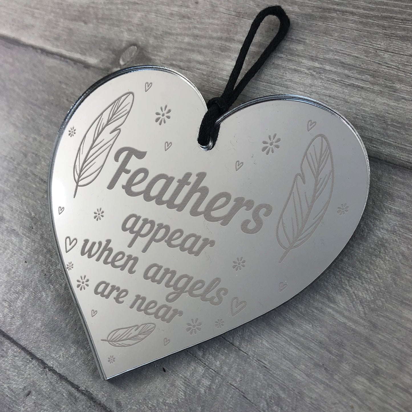 Memorial Gift For Mum Dad Grandad Acrylic Heart Xmas Memorial