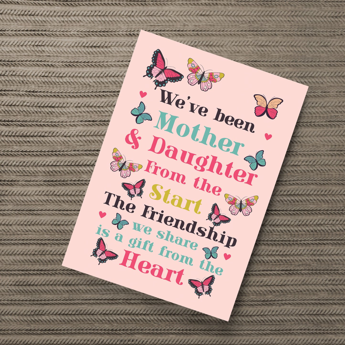 Mother And Daughter Gift For Christmas Birthday Print THANK YOU