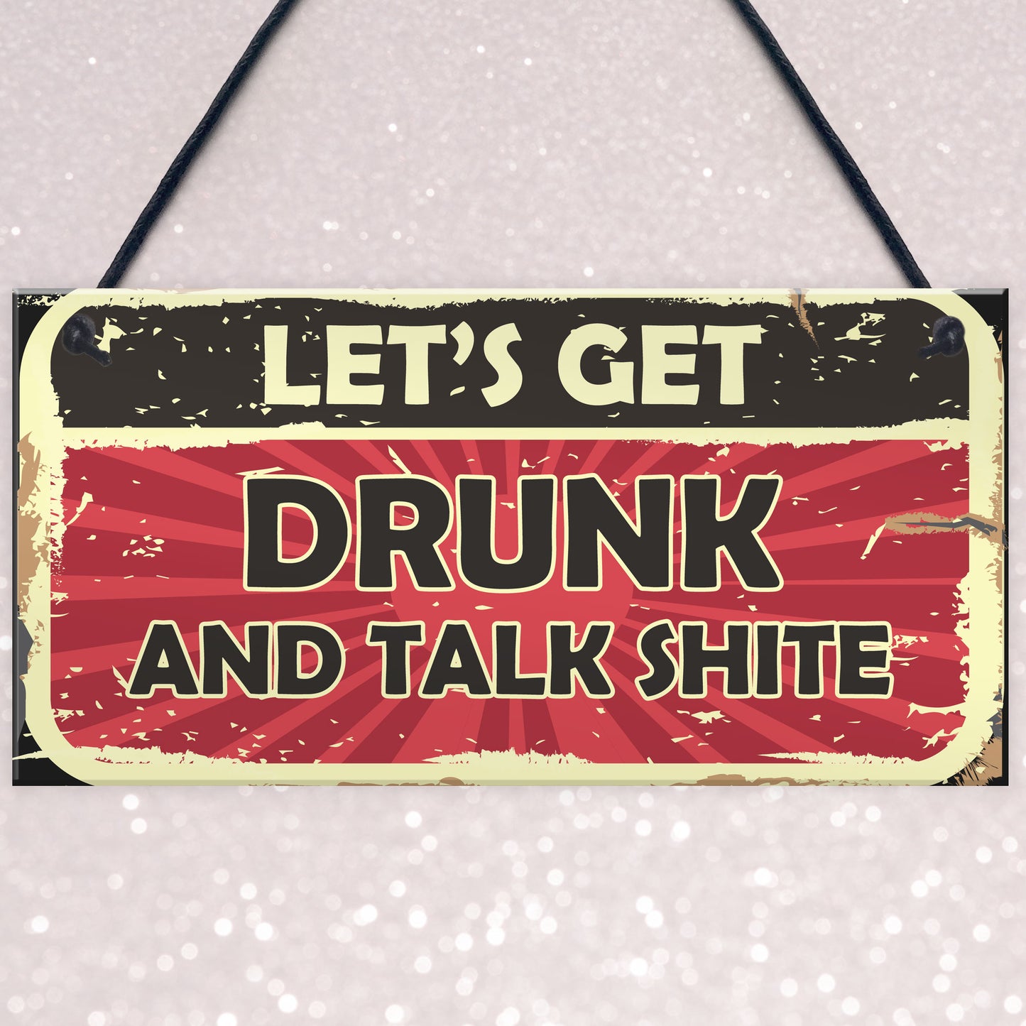 Rude Bar Sign For Home Bar Man Cave Pub Funny Alcohol Gift