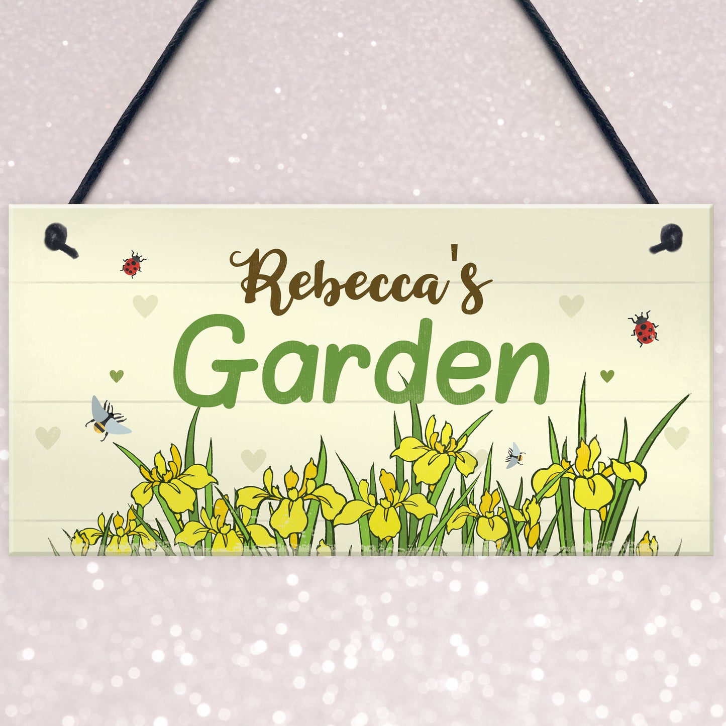 Garden Sign Personalised Gift For Garden Lover Summer House Sign