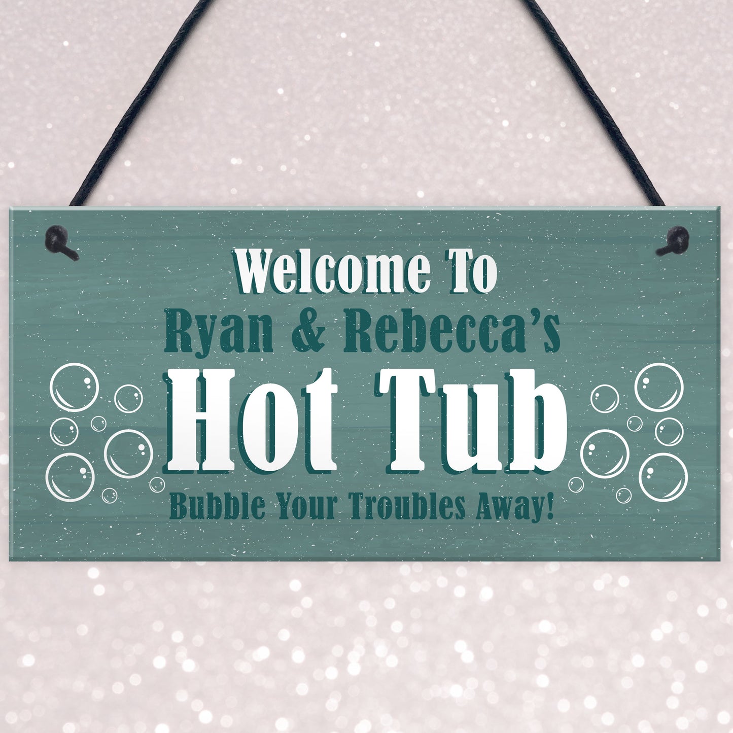Hot Tub Personalised Plaques Novelty Home Decor Gifts Garden