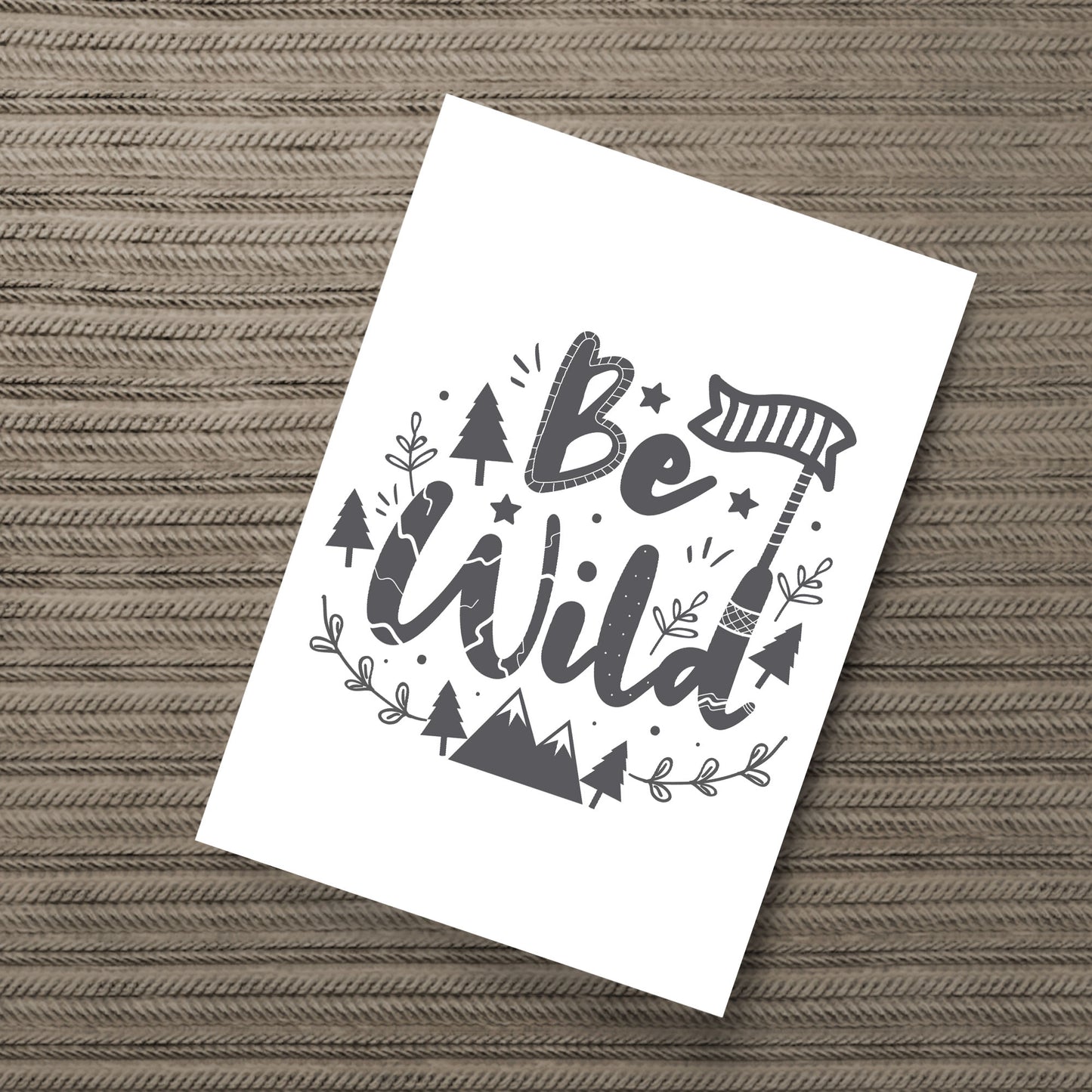 Grey Nursery Quote Print Boys Nursery Decor Girls Nursery Art