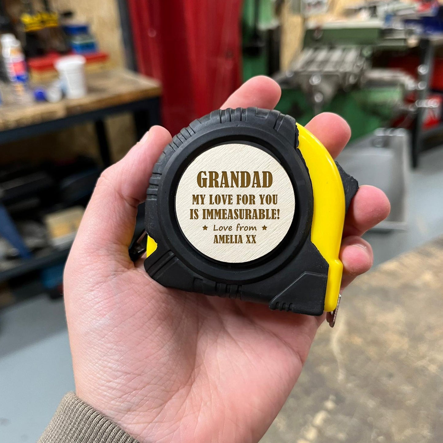 Engraved Tape Measure Grandad Gift For Fathers Day Birthday Gift