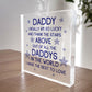 Daddy Gifts Acrylic Block Daddy Christmas Birthday Gifts For Him