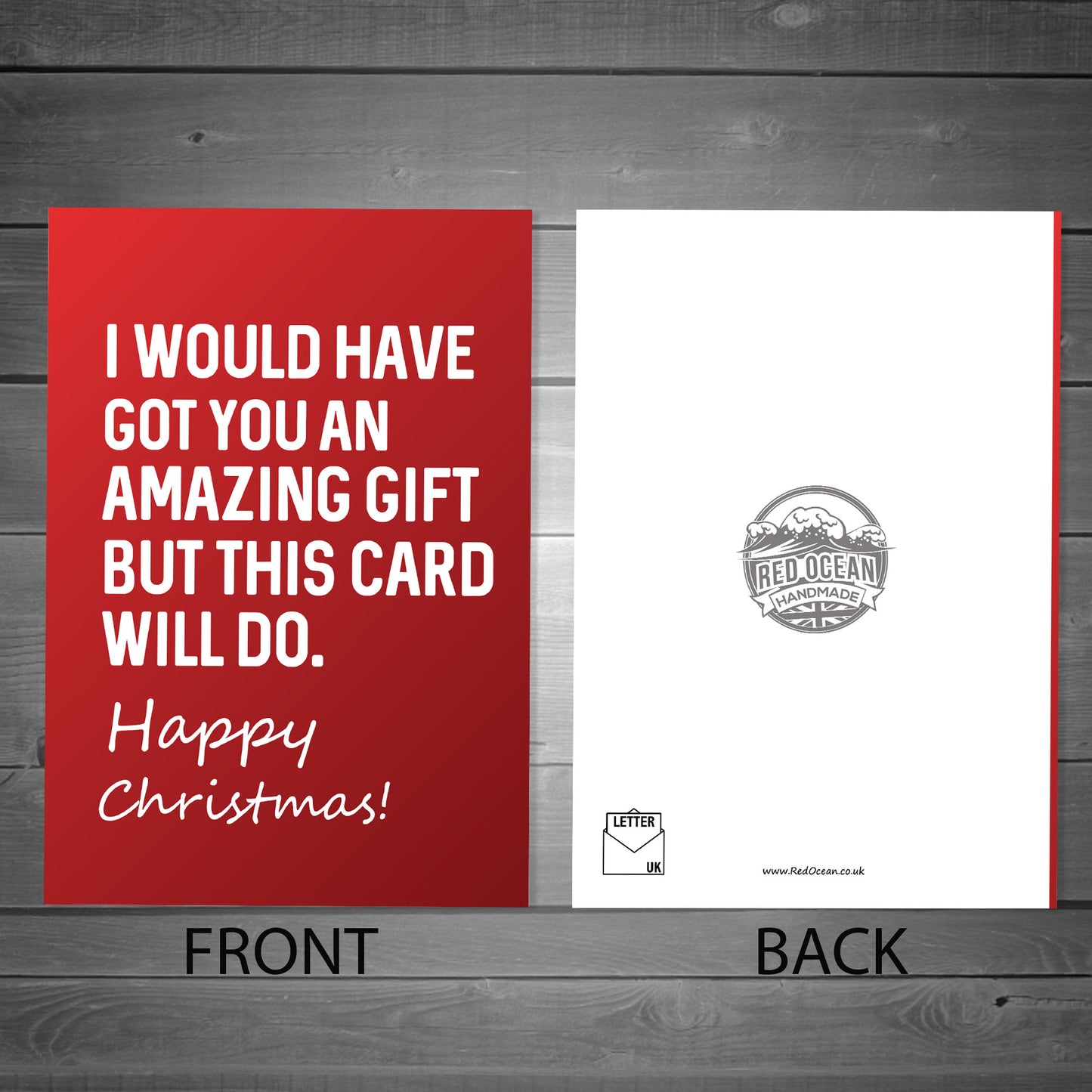 Funny Christmas Card For Mum Dad Sister Brother Uncle Joke Card