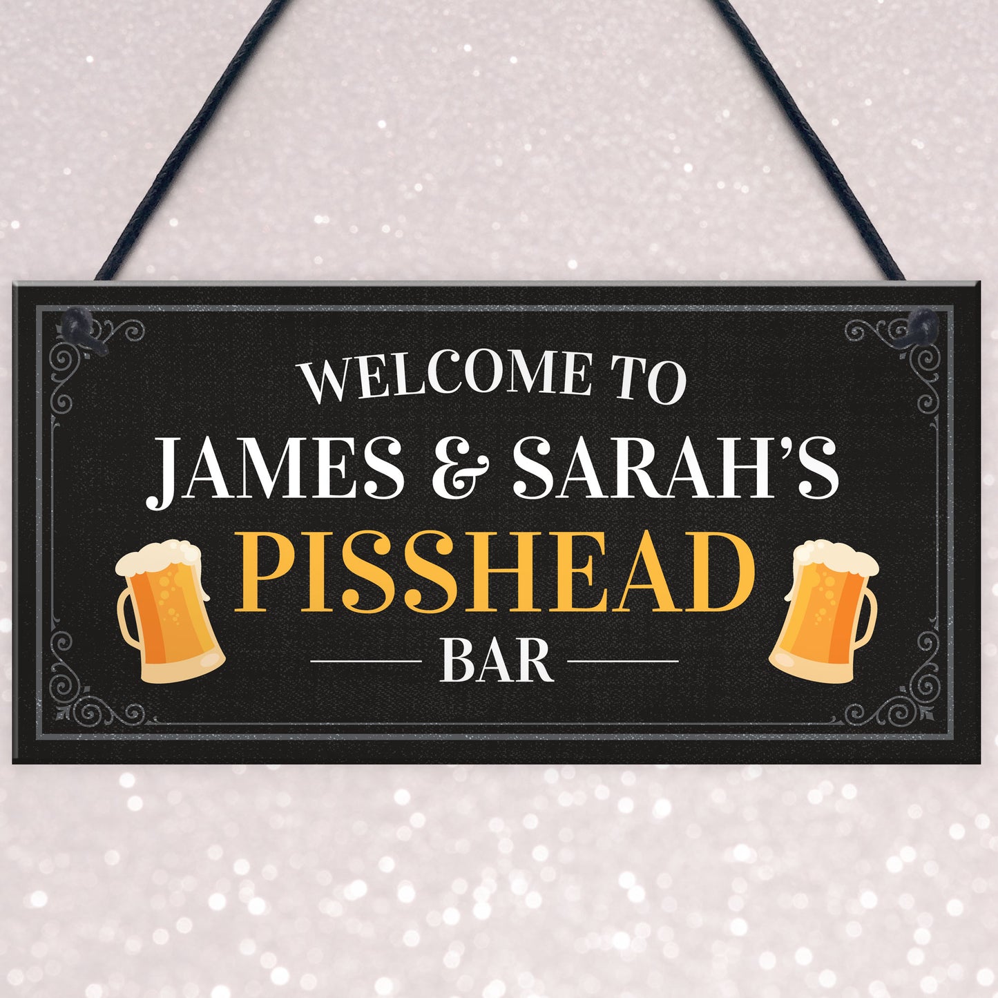 Bar Personalised Funny Decor Sign Beer Garden Shed Pub Decor