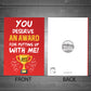 Anniversary Card Award Funny Greeting Card for Boyfriend Husband