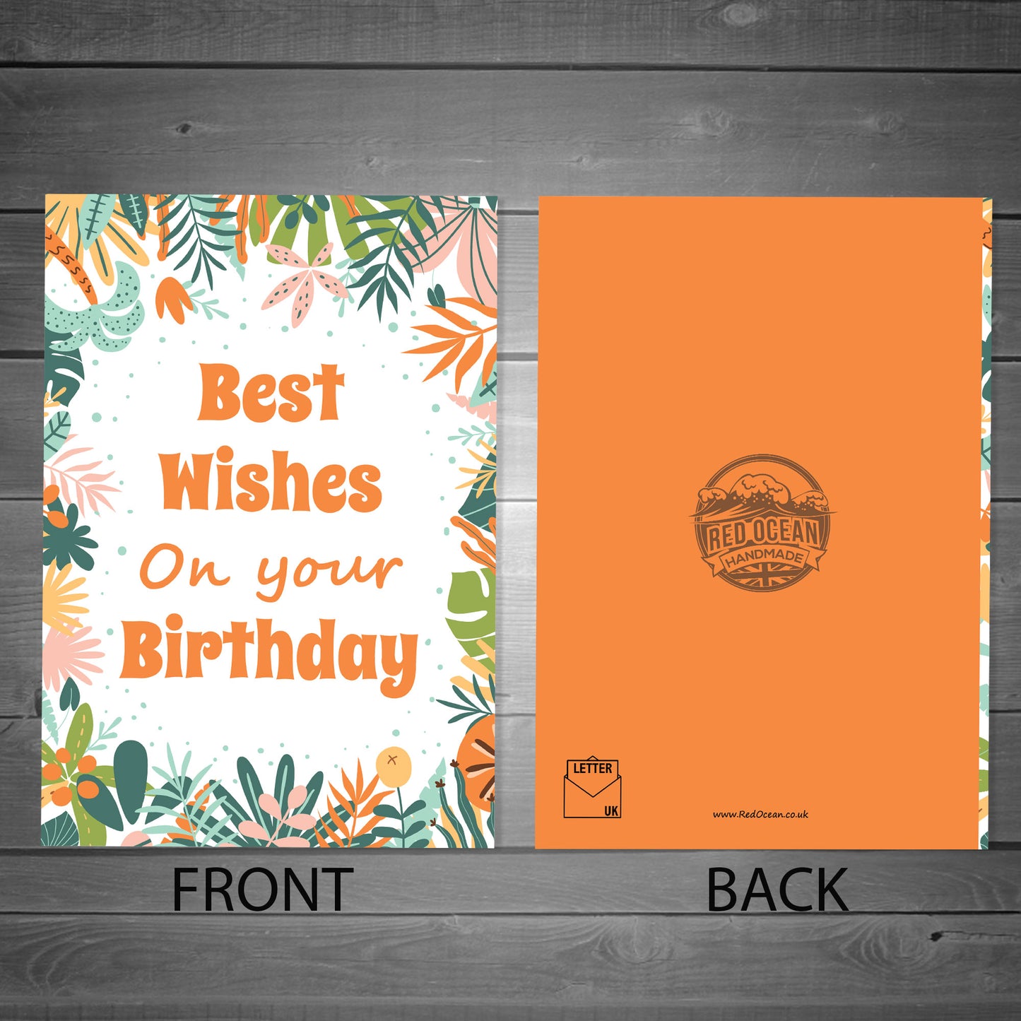 Best Wishes Birthday Card Cute Floral Happy Birthday Cards
