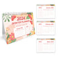 2024 Month-To-View Free Standing Desk Office Table Calendar