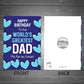 Funny Greeting Card for Dad Greatest Dad Birthday Card