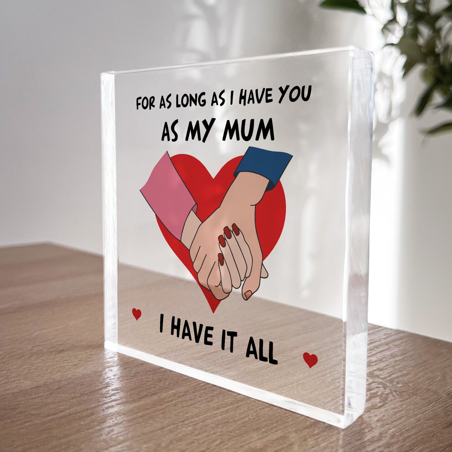Special Mothers Day Gift For Mum Acrylic Block Birthday Gifts