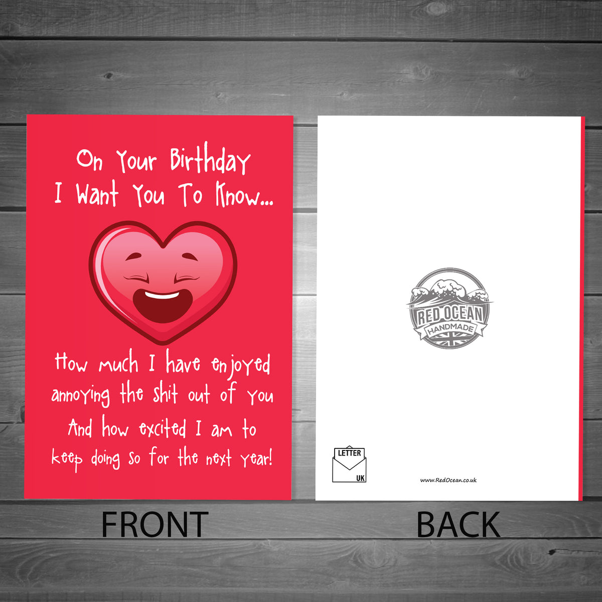 Central 23 - Funny Birthday Card For Wife - For Husband - Rude Birthday Cards For Friends - 'Great As Your Butt' - Comes With Fun Stickers
