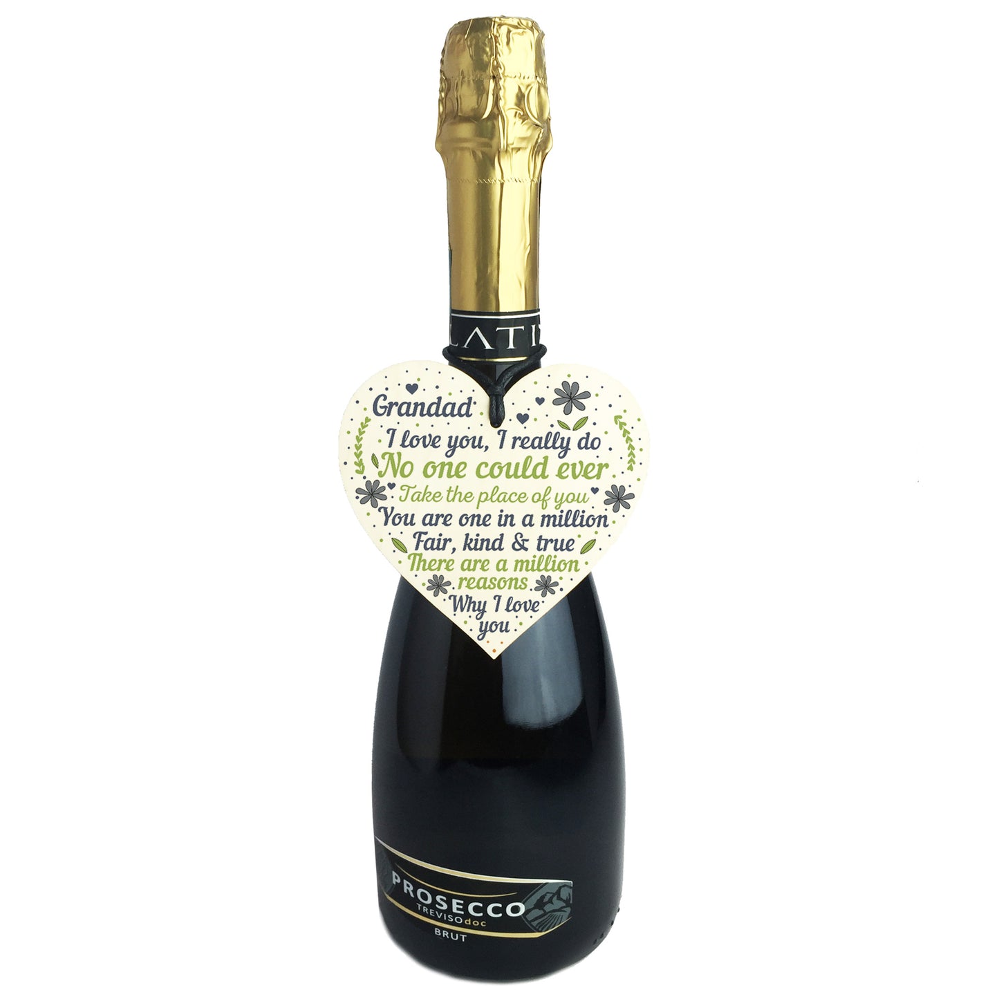 Cute Fathers Day Gift For Grandad Wooden Heart Grandad Gifts