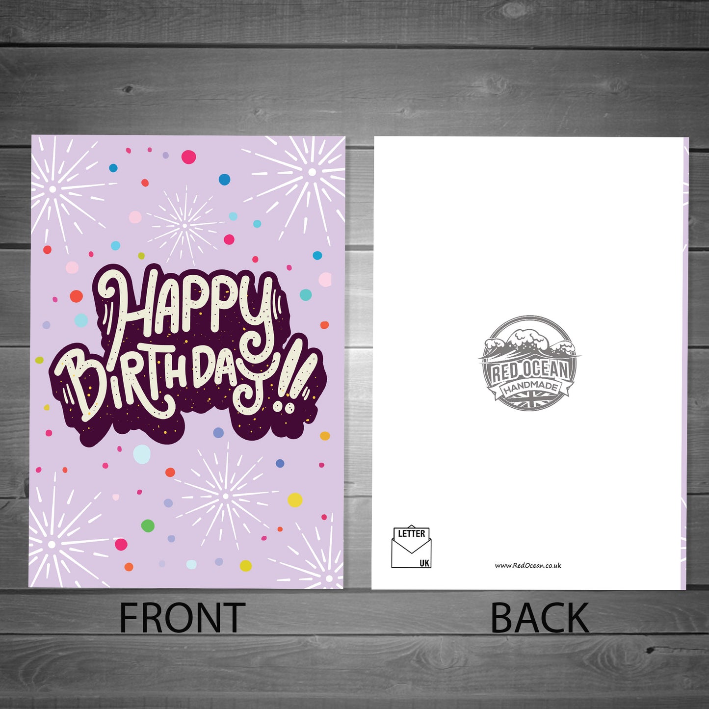 Happy Birthday Cute Polka Dot Birthday Card For Her