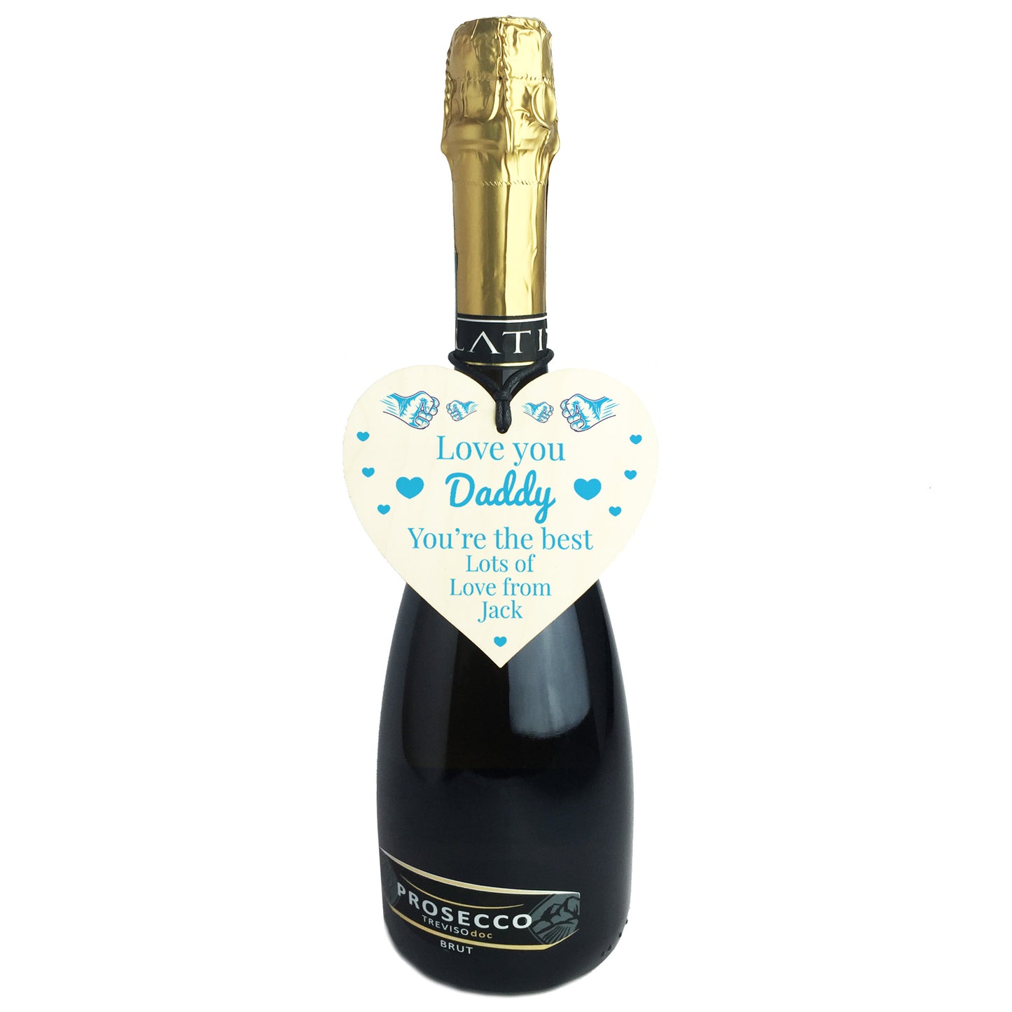 Personalised Fathers Day Daddy Gift Team Fist Bump Gift From Son